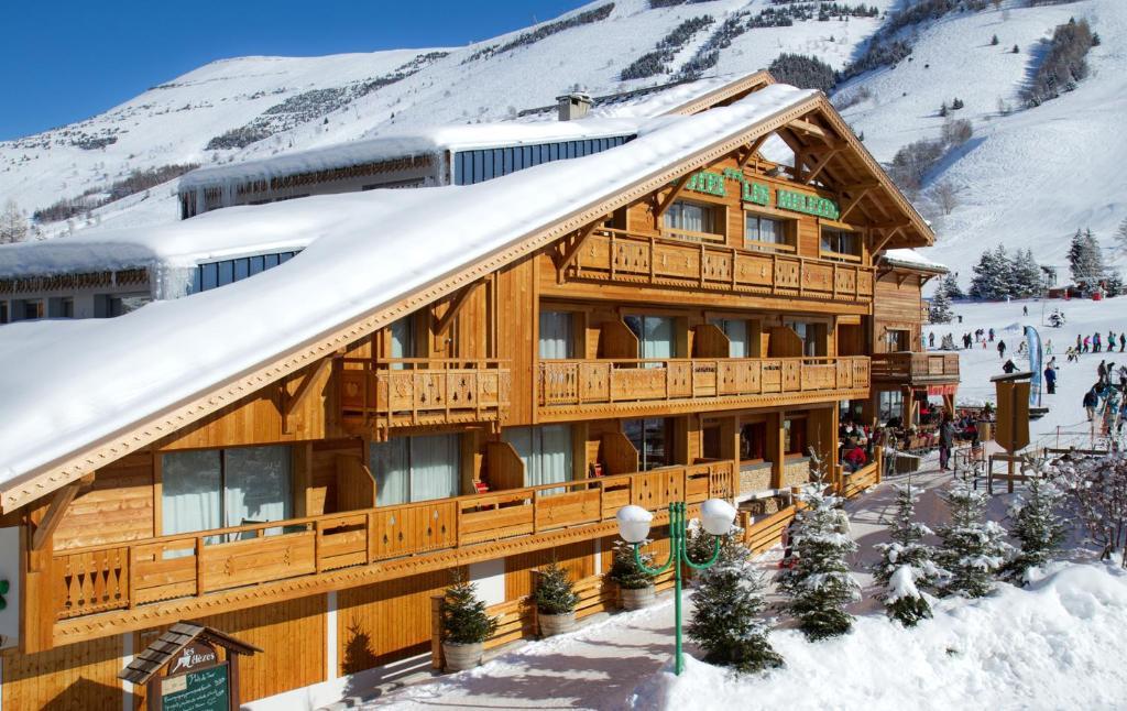 Hotel Les Melezes Les Deux Alpes Rum bild